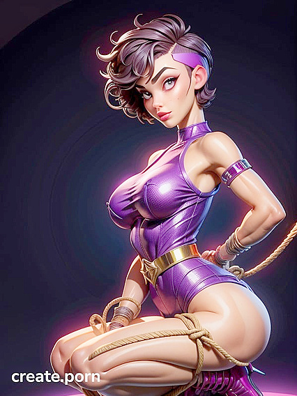 Hot 20+ Babe Stares at You in Steamy Club Hentai Action