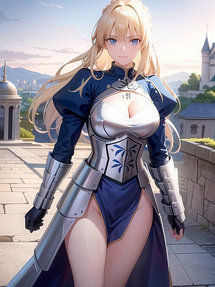 Blonde Royal Princess Seduces in Her Majestic Castle for Erotic Hentai Pleasure