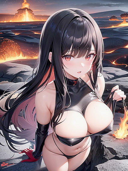 Volcanic Shadows and Scorched Landscapes Ignite Passionate Hentai Adventures