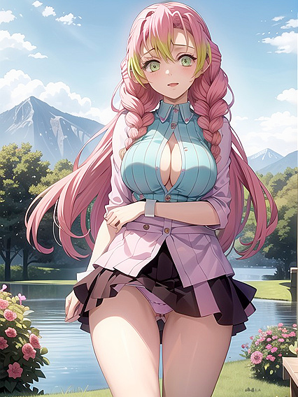 Violet Stones and Iridescent Meadows: A Dazzling hentai Adventure in Pastel Landscapes