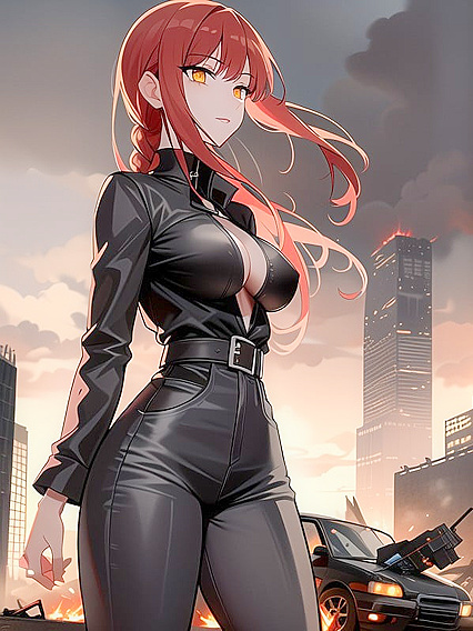 Apocalyptic Skies and Smoky Air: Intense Hentai Scenes Amidst Chaos and sirens