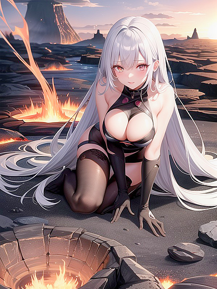 Volcanic Passion: Lava Flows and Flying Creatures in Erotic Hentai Action
