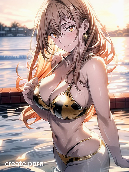 Fit TwentysomethingEnjoying Passionate Sunset hentai Moments