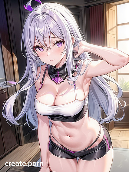 Bang Massive Ass with Mesmerizing Purple Eyes inSTEAMING Hentai Action