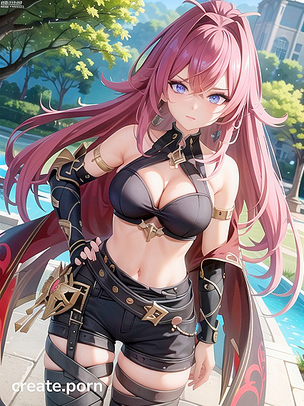 Dehya from Genshin Impact in Soft Pastel Hentai Pleasure