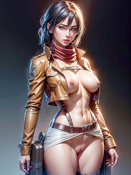 Mikasa Ackerman Strips Down for Explicit Hentai Pleasure