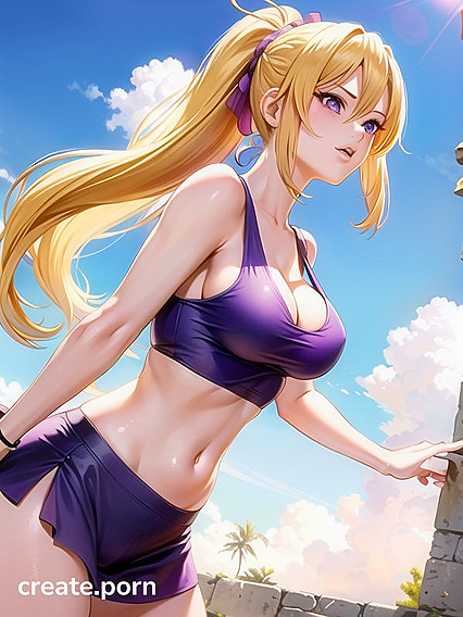 Sunny's Sunlit Skin Shines in Adorable Hentai Pleasure
