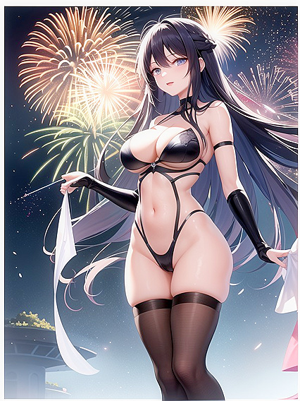 Discover Sizzling Firework Moments and Hidden Waterfall Caves in Sensual Hentai Adventures