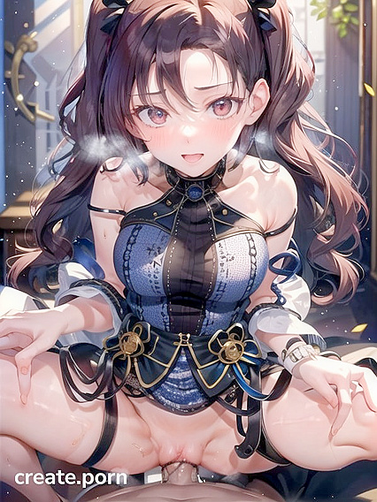 Rin Tohsaka Rides Wild in Nude CowGirl 18+ hentai Action