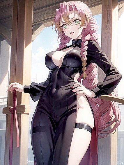 Mitsuri Kanroji's Bottom Takes Center Stage in Fanged hentai Ecstasy