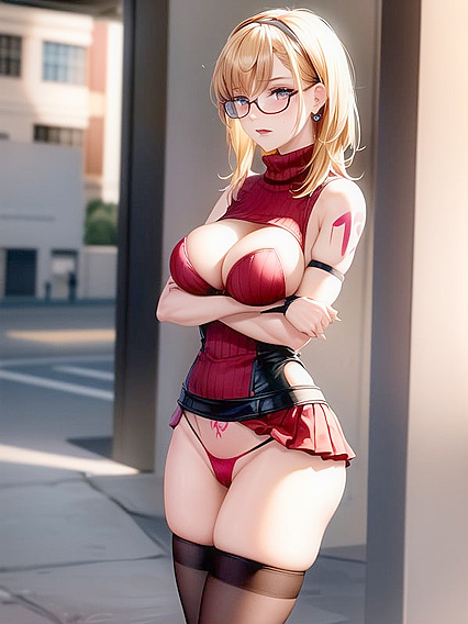 Thigh-High Socks and Sport Bra Action in Seductive Hentai Scenes