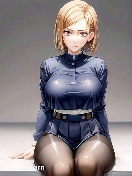 Messy-Haired Babe with Large Breasts Shows Off Her Busty Perfection in Hot Hentai Scene