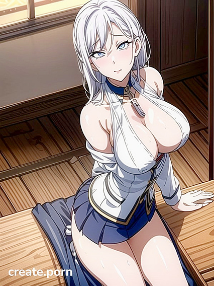Peeking Under Her Skirt by the Window: A Cleavage-Filled Hentai Fantasy