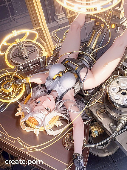 Glowing Eyes and Backlit Detail in Intense Hentai AI Porn