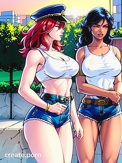 Golden-Skinned Beauty with Curls Enjoys Sunset hentai Pleasures