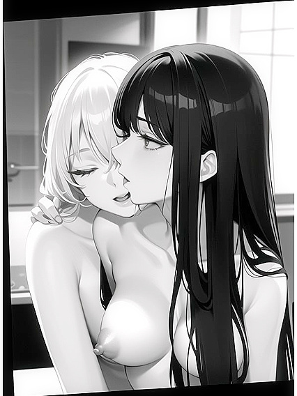 Skinny Guy Kissing His Girl 18+friend in Intense NSFW Hentai Action