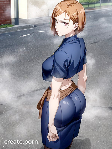 Kugisaki Nobara Stares Intensely at You in Heated Hentai Action