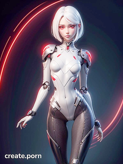 Red-Eyed Robot Girl 18+ Gets Pleasured inMind-BendingStraight Hentai Action