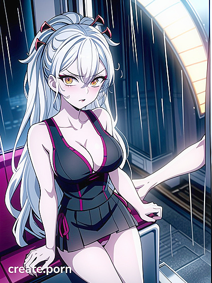 Angry Night Seduction: Skirt Lifted in Erotic Hentai Action