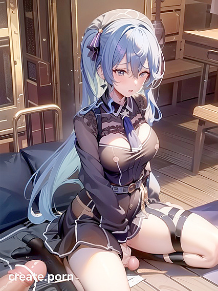 Massive-Ass Nighttime Pleasure in Bed with hentai AI Action