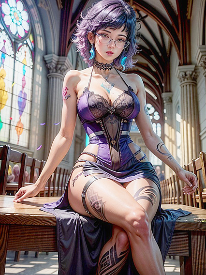 Medium-Assed Beauty Takes Control in Erotic Hentai Sitting Scenes