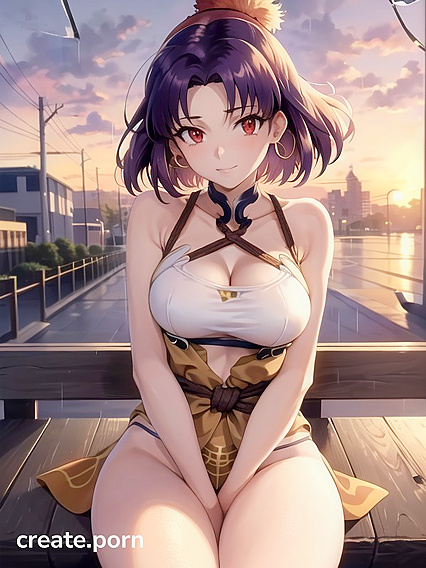 Short-Haired Beauty Gets Wild in Waist-Shot Hentai Action