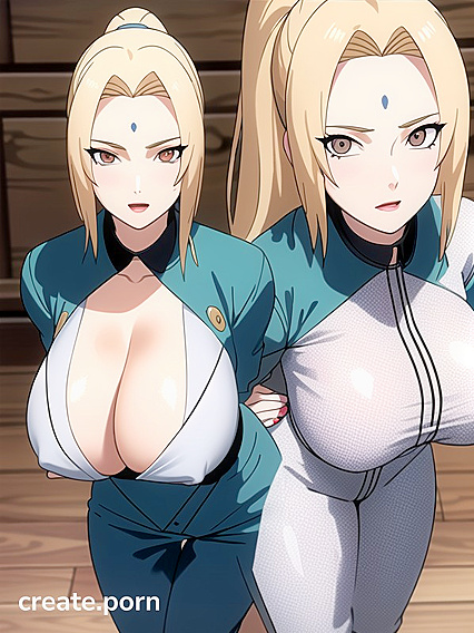 Blonde With Massive Breasts Grabs Her Boobs in Steamy Hentai Action