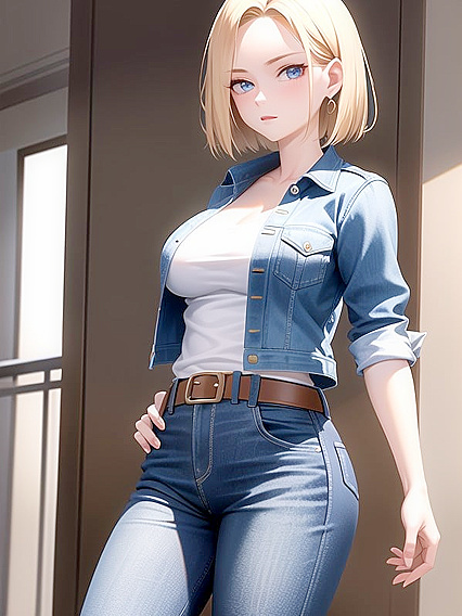 Android 18's Secret Pleasures: Girl 18+-with-a-Dick Hentai Adventures