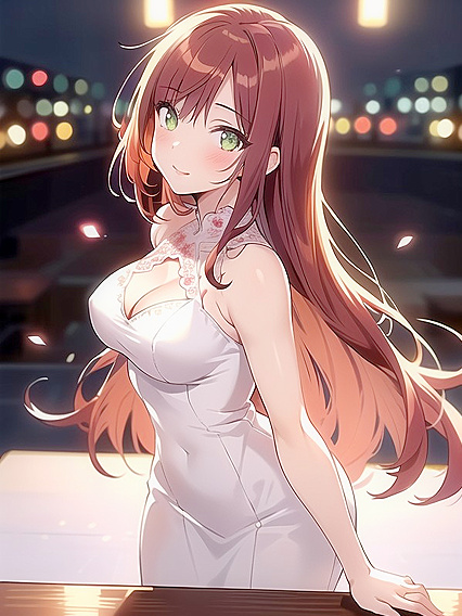 Bust Shots and Intimate Face Touches at the Hentai Party