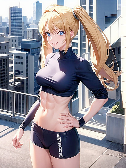 Blue-Eyed Beauty with Massive Boobs Seduces in Steamy Hentai Scenes