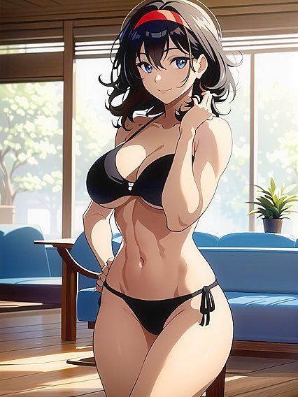 Detailed Screencaps of Small-Breasted Beauty with Raven Hair in Hentai Ecstasy