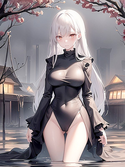 Abandoned Hut Romance: Dim Lights, Broken Windows, and Intimate Drizzle