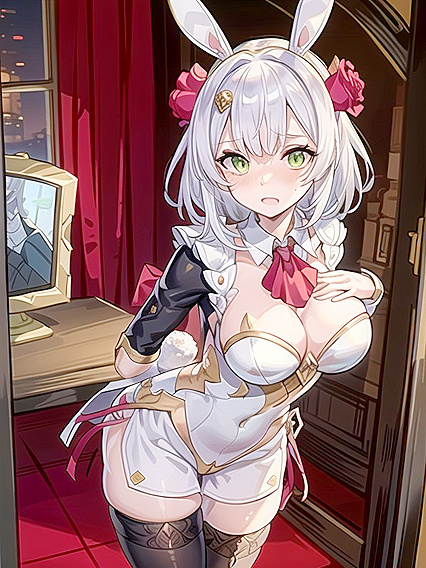 Embarrassed Noelle from Genshin Impact Takes Sultry Selfies in hentai AIPorn