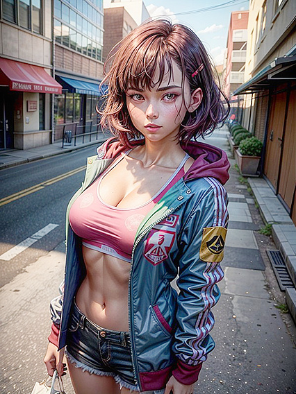 Shizuka from ZOM100 Shows Off Her Amazing Bosoms in Busty Hentai Action