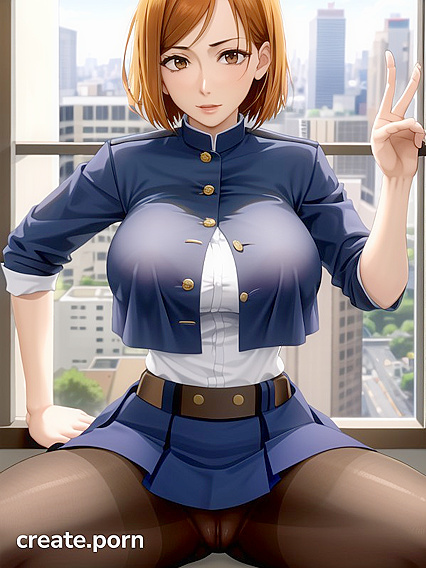 Horny Hentai Babe Shows Off Her Large Ass in Open Clothing Seduction