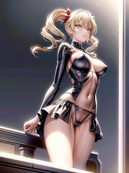 Bobcut Beauty Shows Off Thighs and Tiny 18+ Ass in Seductive Hentai Action