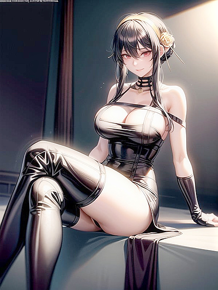 Yor Forger from Spy x Family Cries Happily During Ultra-Detailed Hentai Pleasure