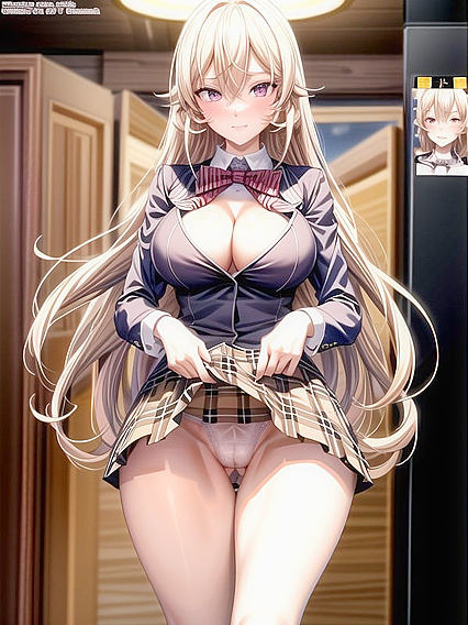 Ultra-Detailed Camel Toe in Soaked White Panties for Intense Hentai Pleasure