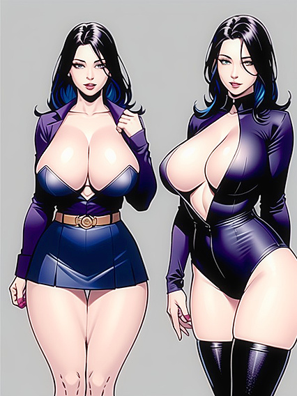 Thigh-High Socks Fantasy in a Comic Hentai Adventure