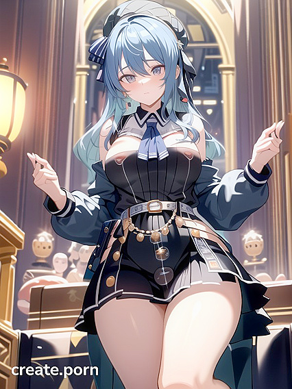 Luscious Laying Down in a Mini Skirt for Intense Hentai Pleasure