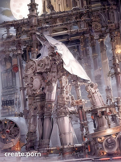 Boy 18+ and Girl 18+ Explore Mechanical Legs and Textile Shading inSTEAMy Hentai Fun