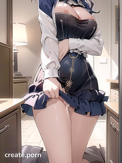 Massive Ass on Full Display in Seductive Open-Clothes Hentai Action