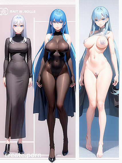 Blue-Haired, Blue-Eyed Teen 18+ Seduces in Mind-Blowing Hentai Action
