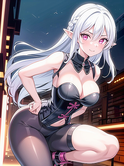 Waist-Shot Pleasures with an Alluring Elf in 18+ Hentai Action