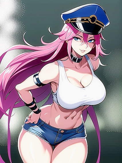 Poison from Street Fighter Seduces with Her Sharp Beauty in Intense Hentai Action