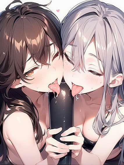 Detailed Eye Contact as Hands Stay Above in Seductive Hentai Licking Scenes