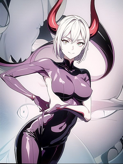 Front View Screencap: hentai Character Stares Intently at the Viewer for Ultimate Pleasure