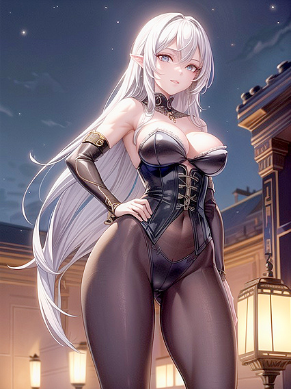 18-Year-Old With Glowing Eyes and a Big Booty in Steamy hentai Action