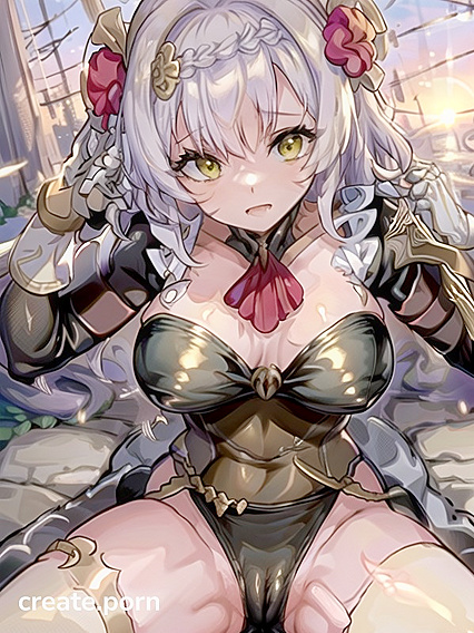 Curvy Gold-Skinned Goddess Gets Intimate in Detailed Hentai Scenes