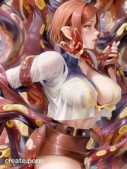 Brown-Eyed Beauty Takes a Side View Creampie in Steamy Hentai Action